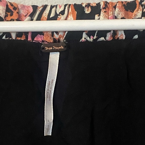 Free People Jael Printed Mini Dress, Floral Black, Size Small - Picture 5 of 6